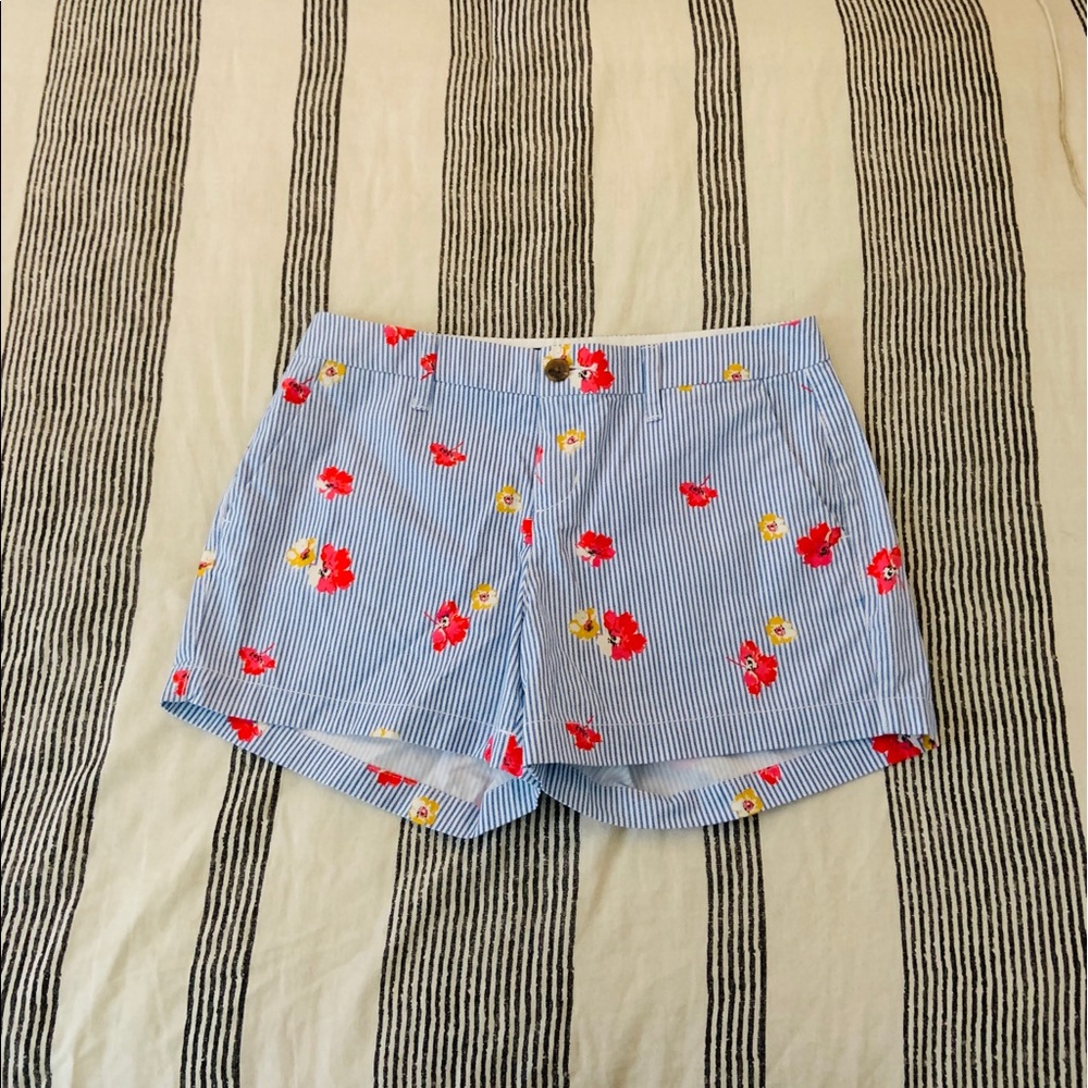 cute dressy floral shorts